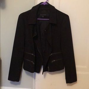 Black Banana Republic ponte Moto jacket
